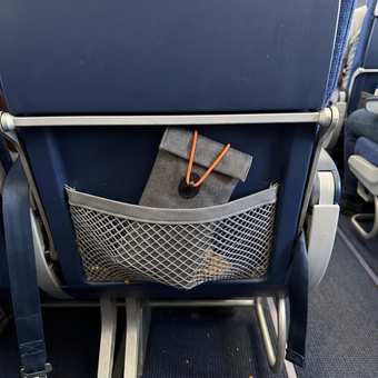 Customer photo of the UnTrack phone sleeve